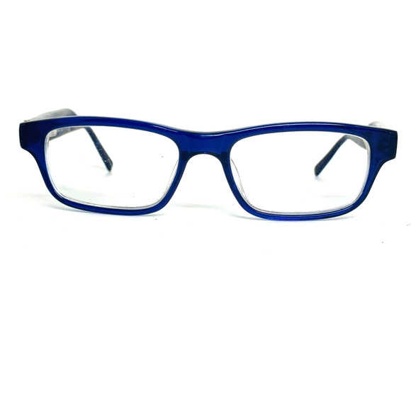 Nike Eyeglasses 5518 428 Blue Rectangular Frame 49[]15 130 Small H13814 - Picture 1 of 6